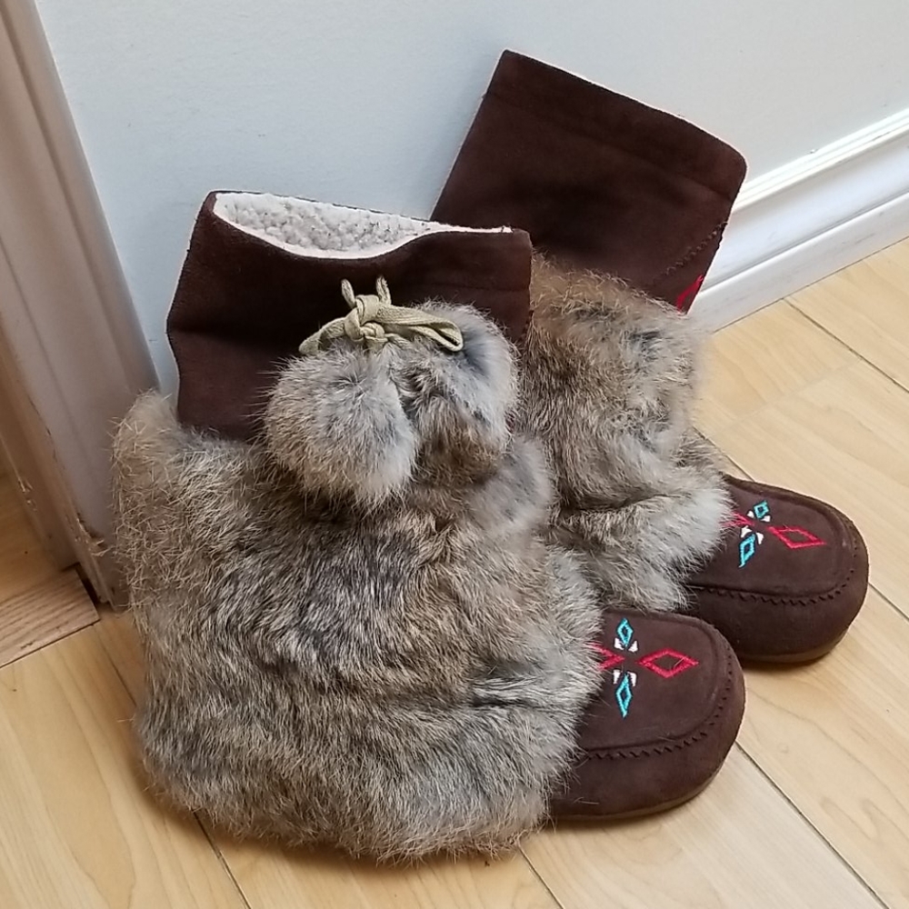 Sketchers Fur Suede Booties